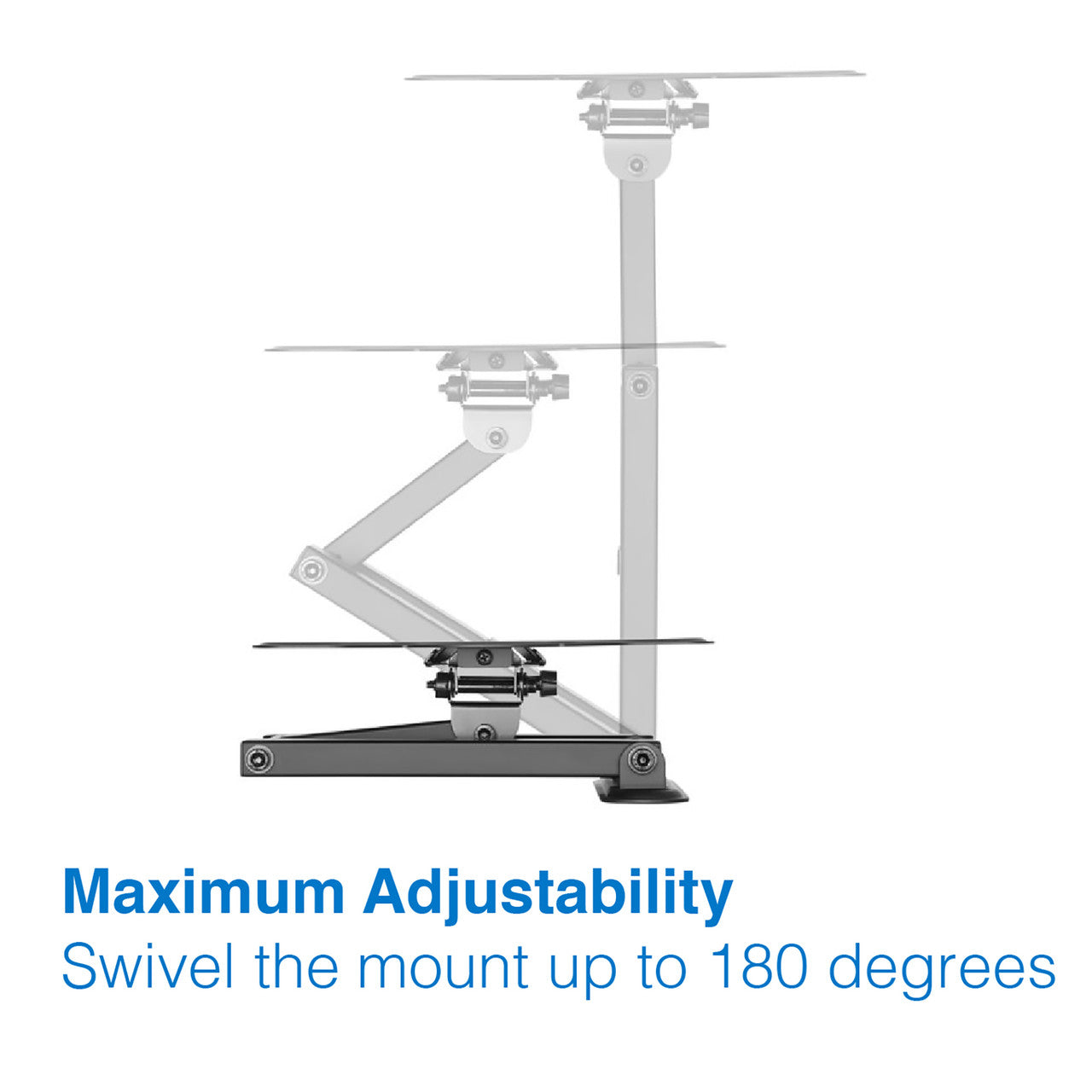 Full Motion TV Wall Mount for 23 inches - 42 inches Panels