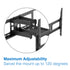 Large Full Motion TV Wall Mount 32 inches - 70 inches Panels