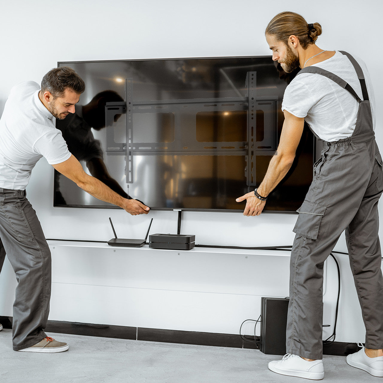 Fixed Slim Profile TV Wall Mount - 37 to 80 Inch Panels