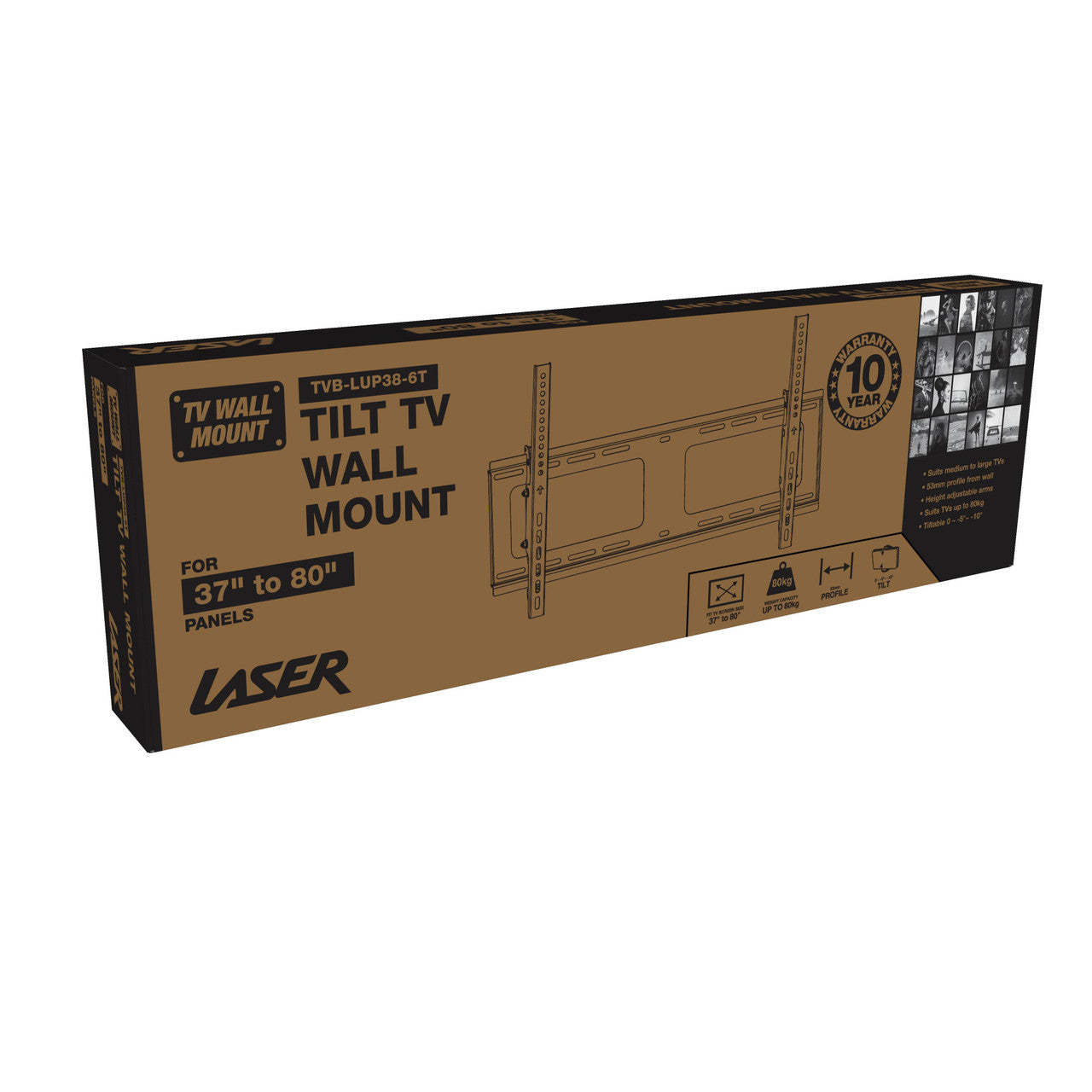 Tilt Wall Mount for 37 inches -80 inches Panels