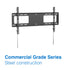 Extra Large Fixed TV Wall Mount 43 inches - 90 inches Panels