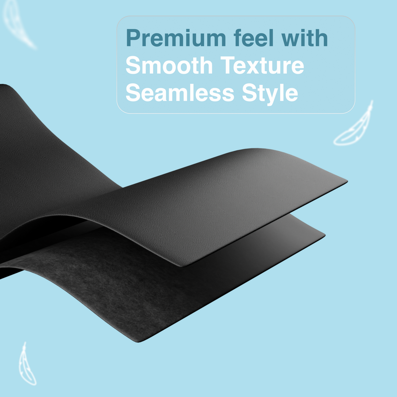 Wireless Charging Desk Mat Black