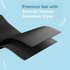 Wireless Charging Desk Mat Black