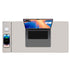 Laser Wireless Charging Desk Mat Grey