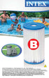Intex Filter Cartridge replacement Size B INTEX FILTER PUMP 29005