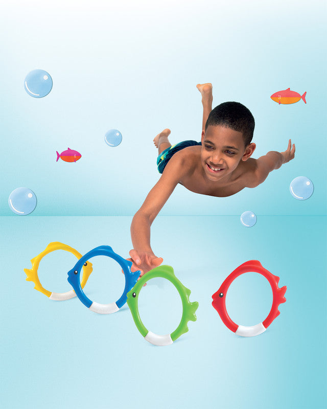 Underwater Pool Toys Fish Rings  55507