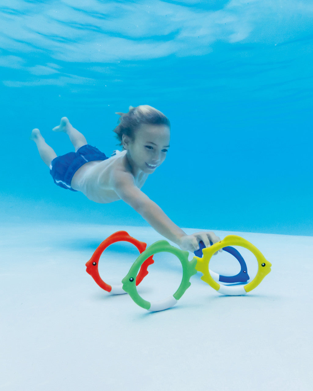 Underwater Pool Toys Fish Rings  55507