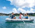 Mariner 4 Rigid Inflatable Boat Set Intex 4 Person Hard Floor Fishing