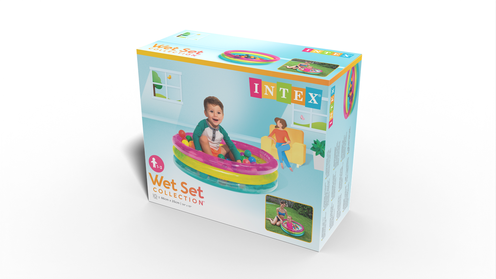 Intex 3 Ring Baby Ball Pit 48674