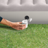 Intex Single (Twin) Dura-Beam Prestige Mid-Rise Airbed w/ USB150 Pump - 64177