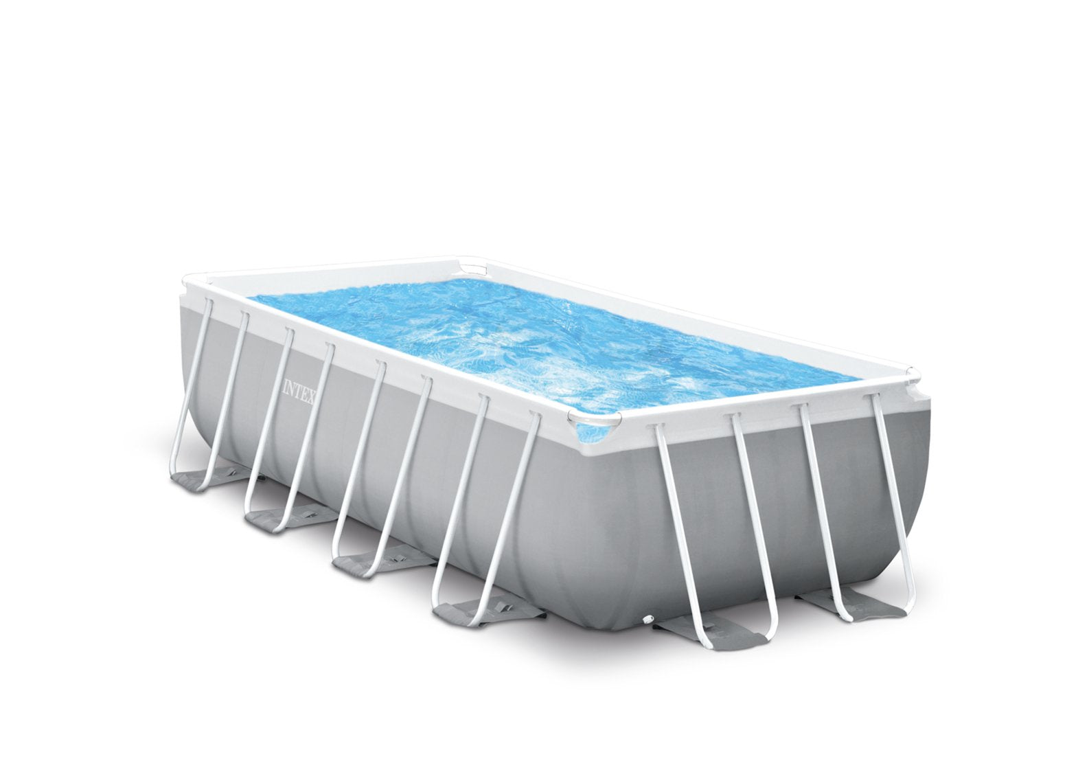 PRISM Premium Rectangle Metal Frame Pool Above Ground 4.0m x 2.0m 1.0m 26788