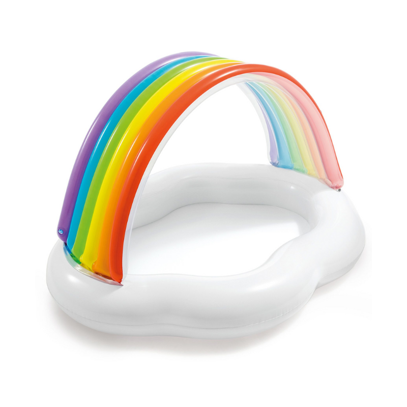 Rainbow Cloud Inflatable Spray Baby Pool 57141