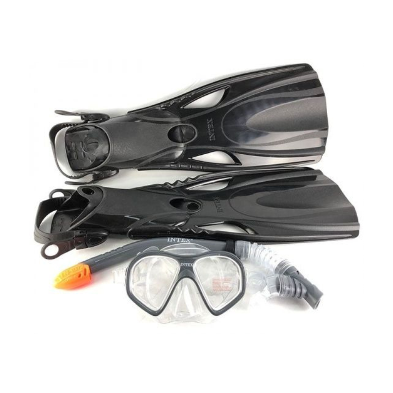 Mask Snorkel and Fin Set Reef Rider Set 55657