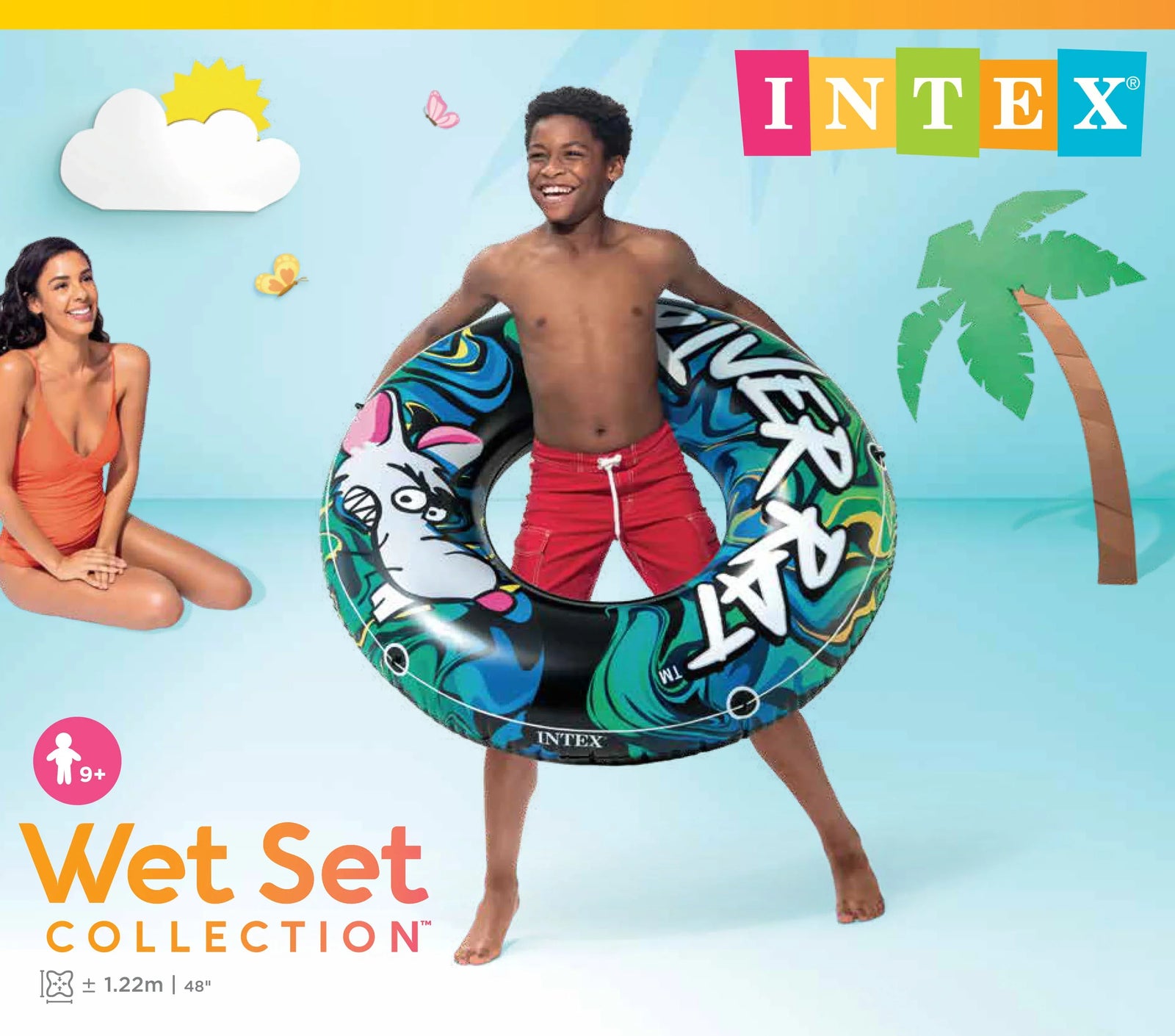 River Rat Swim Tube Pool Float 68209