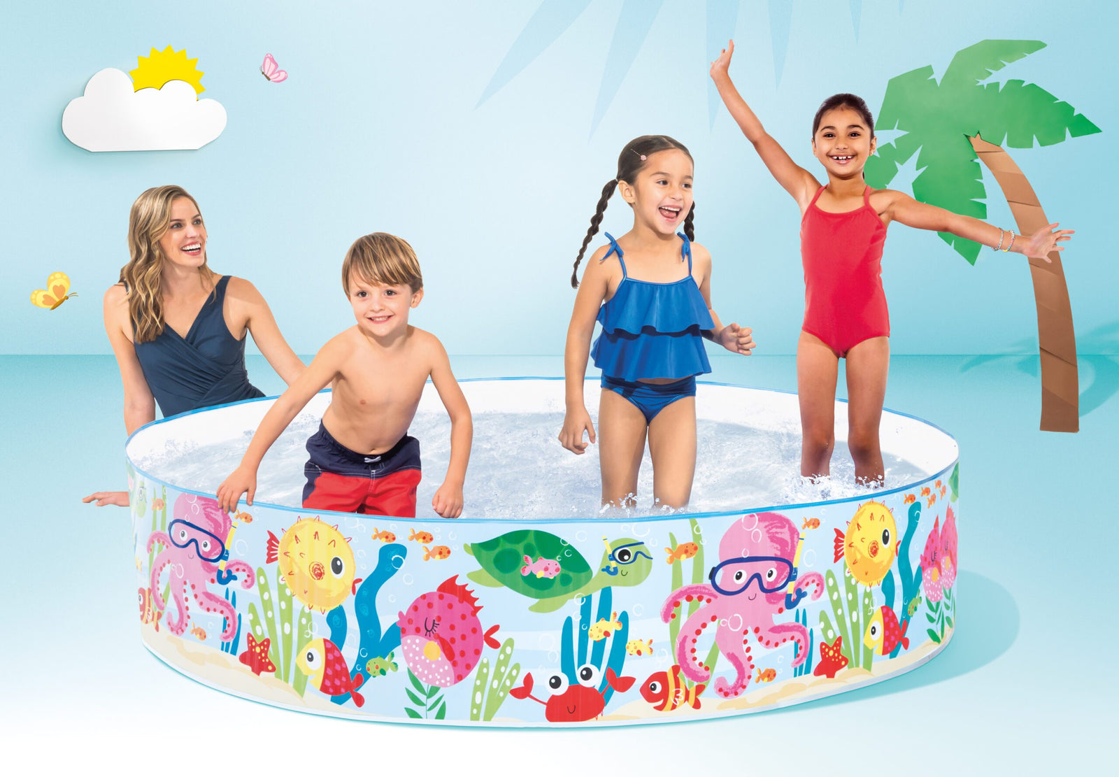 Ocean Play Set Snap Set Pool 183cm x 38cm 56452