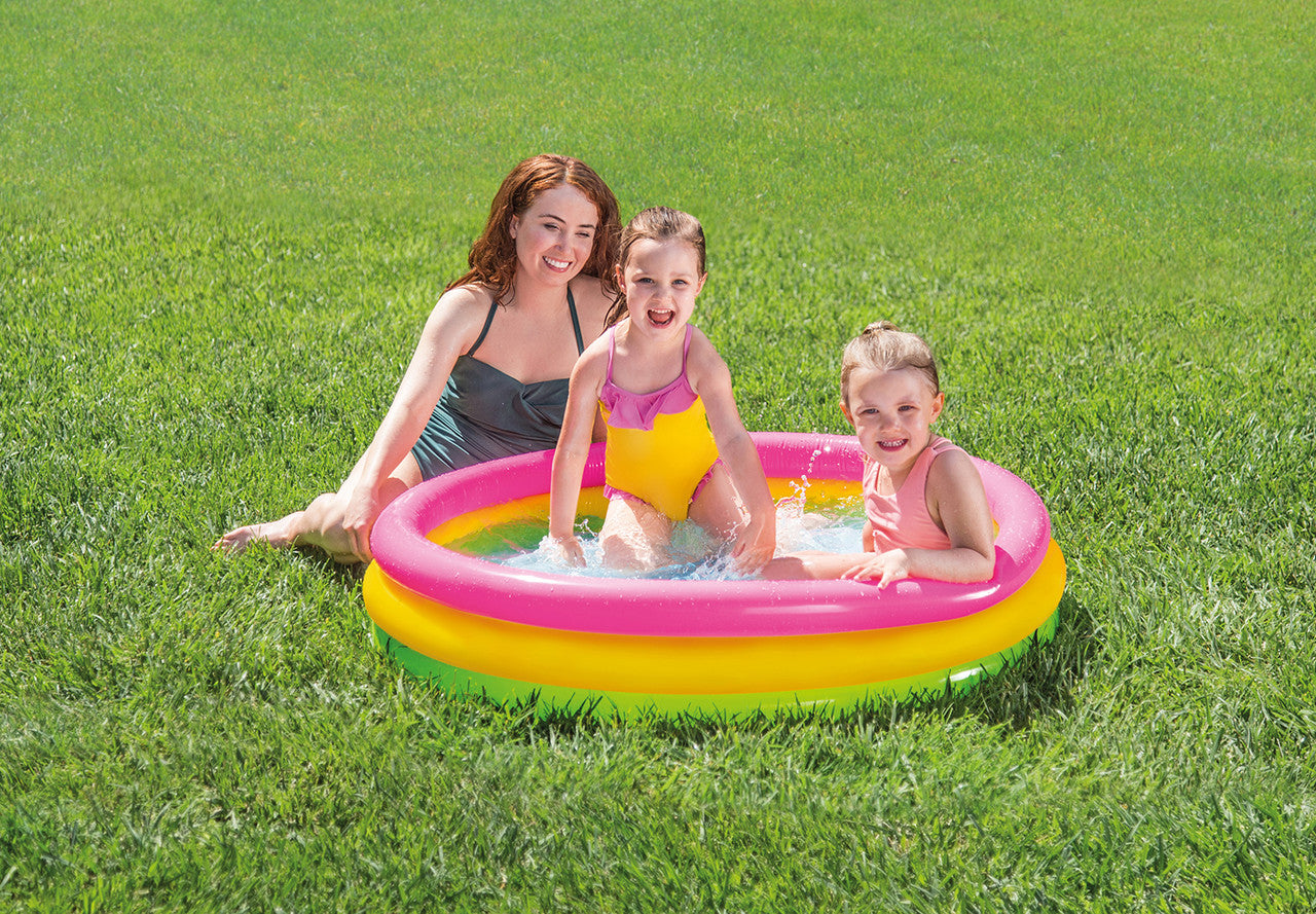 Sunset Glow Inflatable Kiddie Pool - 113 x 25cm 57412