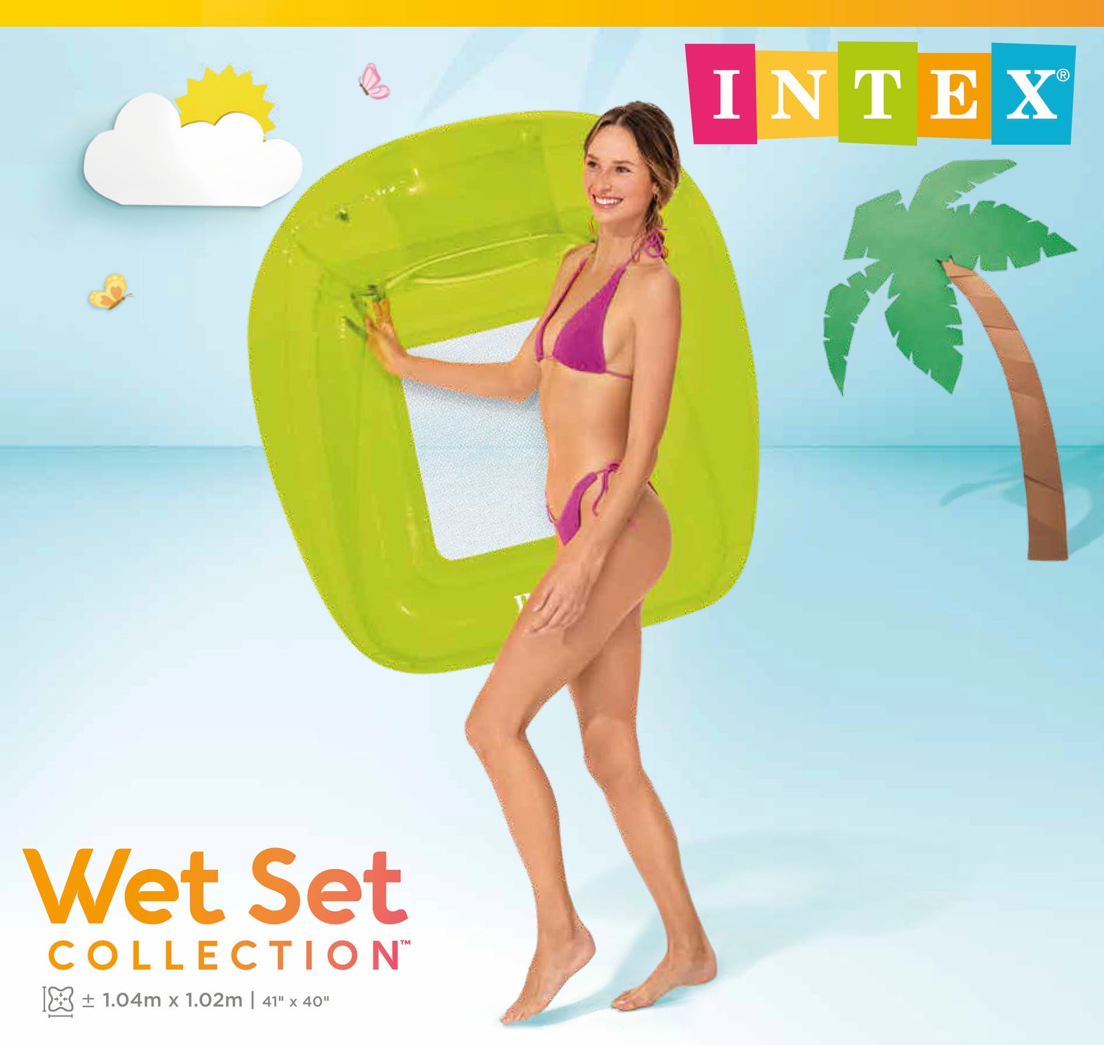 Pool Lounge Chair Transparent 56802