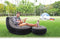 Intex Ultra Lounge Inflatable Chair and ottoman 68564