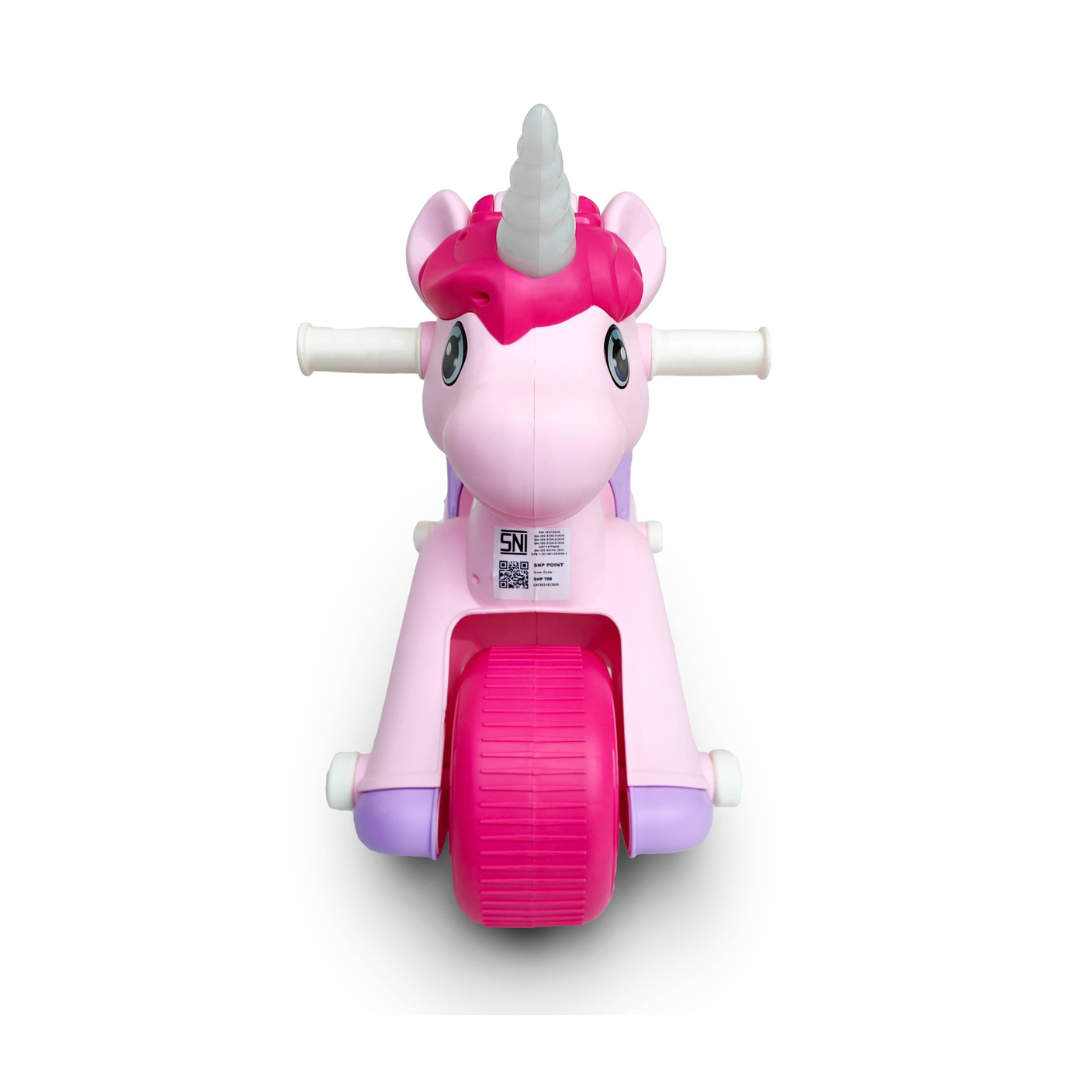 Volta Unicorn Foot To Floor Balance Push Scooter 3+ SHP708_PNK
