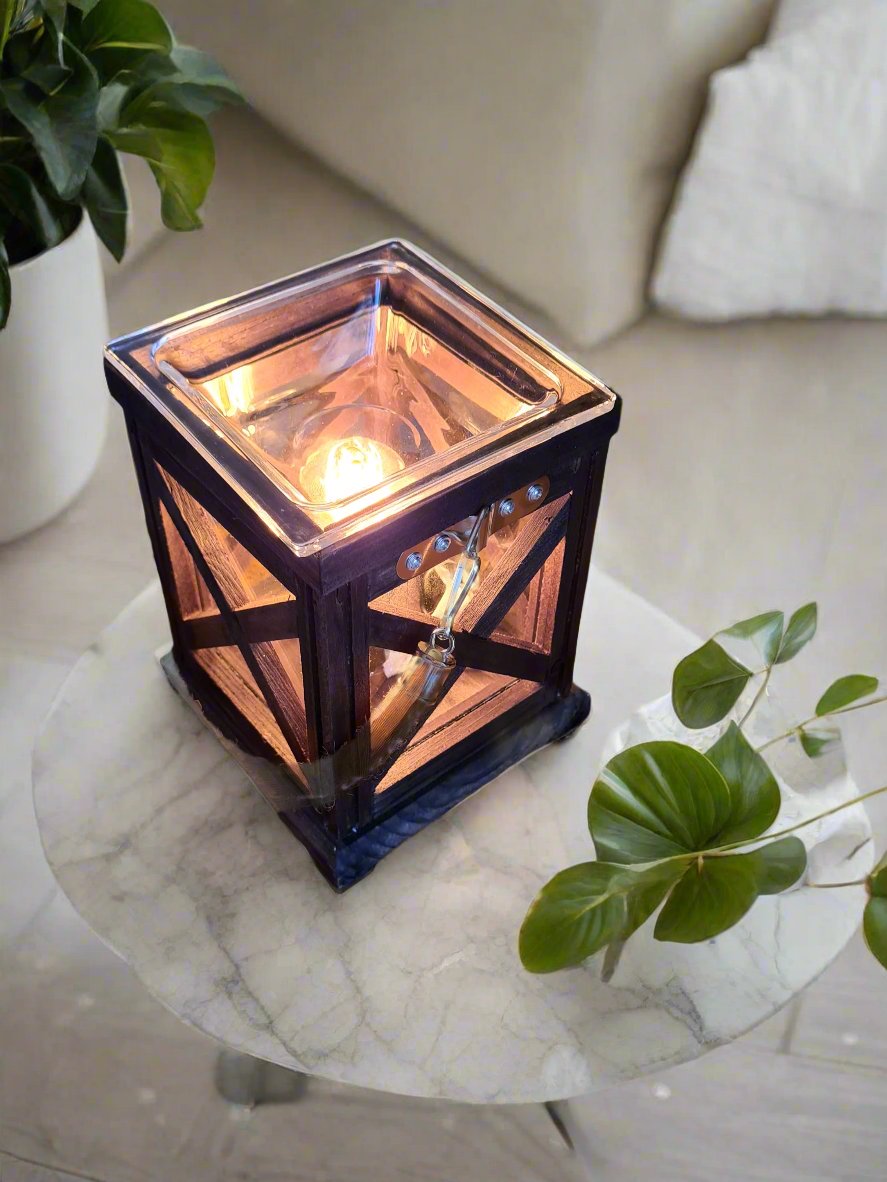 Walnut & Rope Vintage Bulb Illumination Warmer