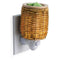 Wicker Lantern Pluggable Warmer