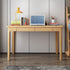 Mitch Solid Wood Study Desk /Rubberwood/Minimal Assembly/Natural Wood Colour