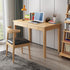 Mitch Solid Wood Study Desk /Rubberwood/Minimal Assembly/Natural Wood Colour