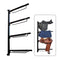 Samland Foldable 4-Tier Saddle Rack Wall Mounted Saddle Stand Space-Saving Steel Holder for Horse Tack