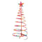 Samland LED Rope Light Christmas Tree with Star 145cm Multi Colour Motif