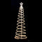 Samland Led 185cm Spiral Rope Light Christmas Tree Star Motif Warm White