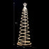 Samland Led 185cm Spiral Rope Light Christmas Tree Star Motif Warm White