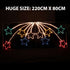 Samland Led Animated 10 Stars Motif Rope Light for Christmas 2.2m