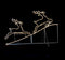 Samland Animated Running up Reindeer Rope Light for Christmas Decoration