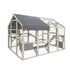 Samland Large Wooden Outdoor Cat House Catio with Platforms, Ramps, Cozy Houses and Weatherproof Roof