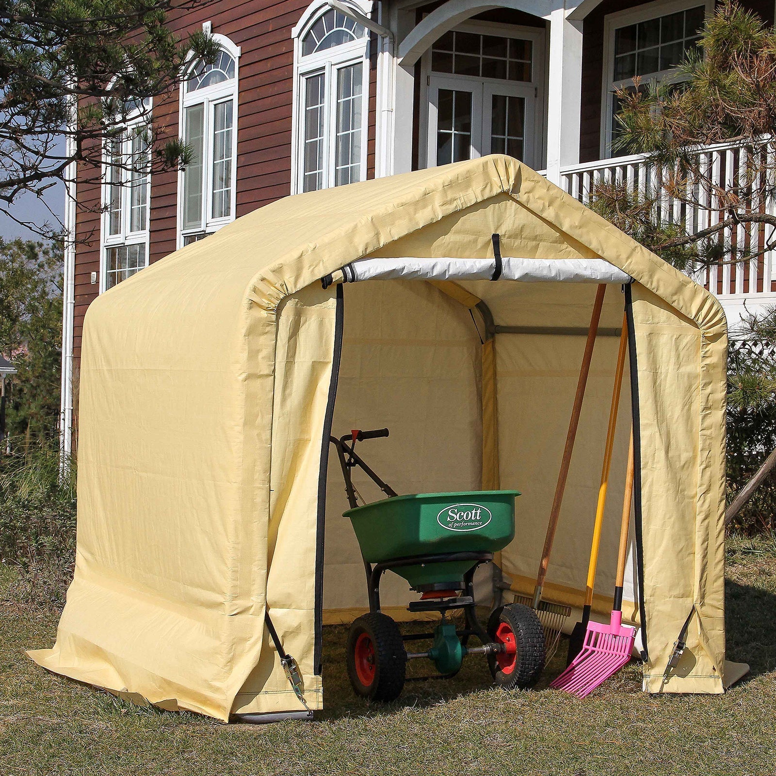 Samland Outdoor Storage Garage Shelter Size 6x6FT