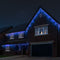 Samland 36m 1200 LED Icicle Light for Christmas Decoration in Blue