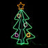 Samland Neon Light 3D Christmas Tree