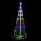 Samland Circling Led Light Christmas Tree With Star [Height: 163cm]