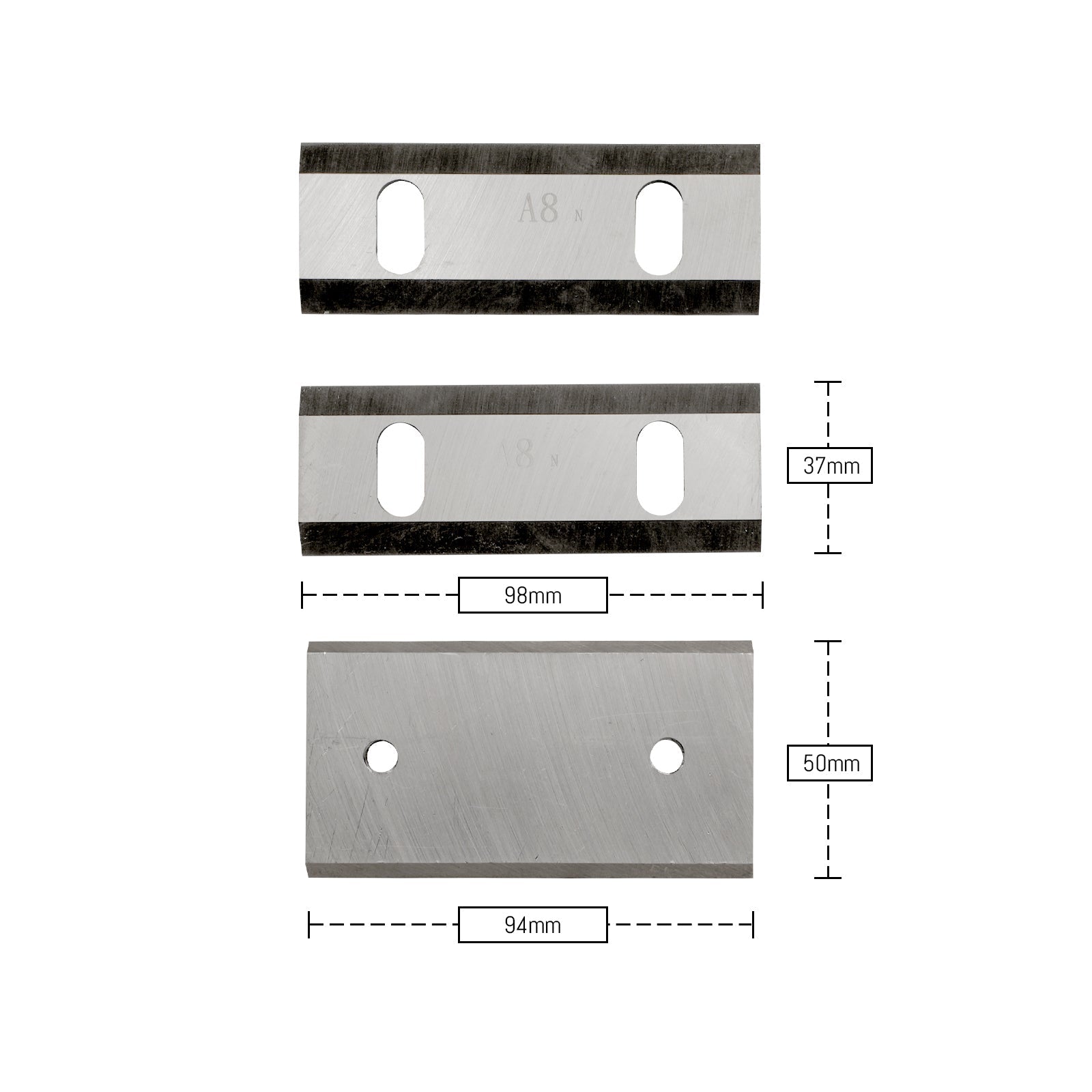 Samland Blade Set for MINI Wood Chipper [Model: WC50/WC50BS]