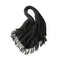100% MERINO VIRGIN WOOL SHAWL 970115 BLACK