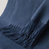 100% MERINO VIRGIN WOOL SCARF 970116 NAVY