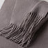 100% MERINO VIRGIN WOOL SCARF 970116 GREY