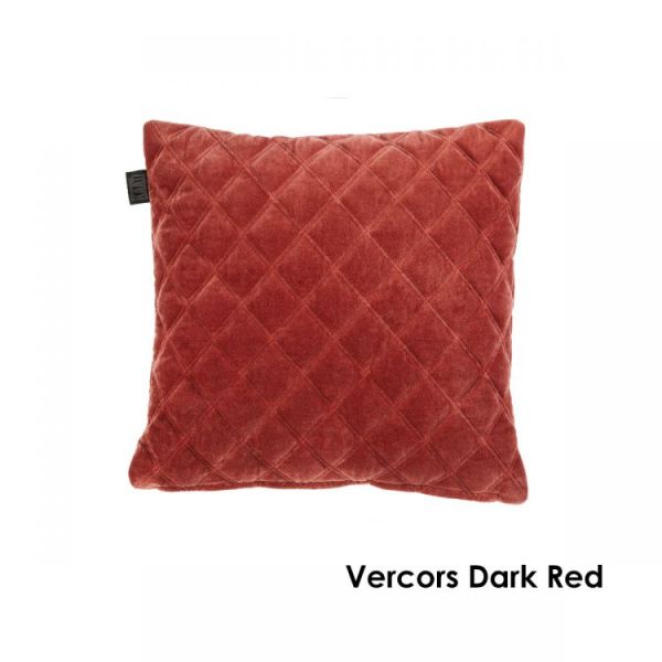 Vercors Cotton Dark Red Cushion