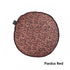 Pardus Round Cotton Red Cushion