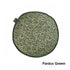 Pardus Round Cotton Green Cushion