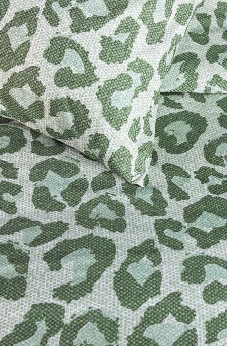 Fabrice Cotton Percale Green Quilt Cover Sets   King