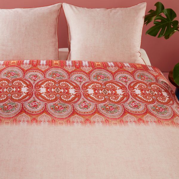 Oilily Line Flower Oilily Cotton Sateen Quilt Cover Sets   King