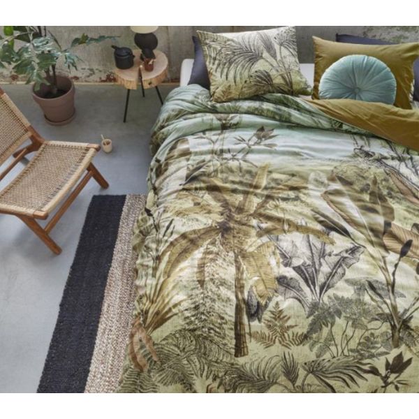 Broc Riviera Maison Cotton Natural Quilt Cover Sets   Queen