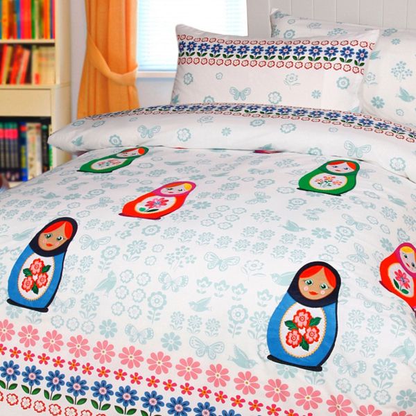 Chenka Applique Quilt Cover Sets   Single