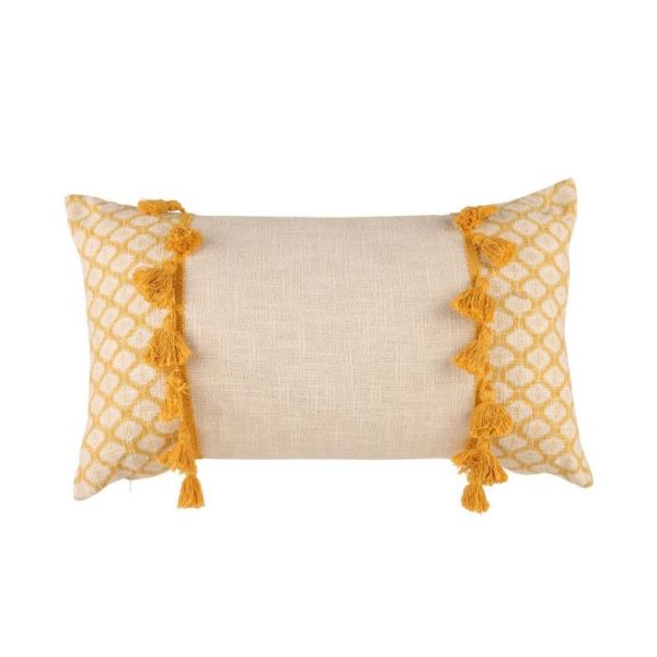 Eleni Ochre Filled Cushion